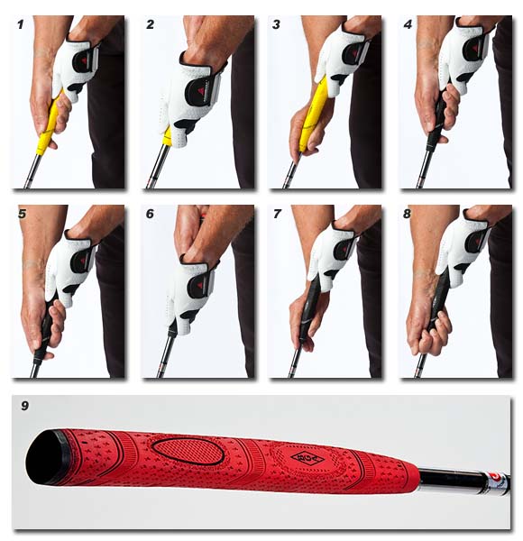 Many grip styles are accommodated by the BGA special grips